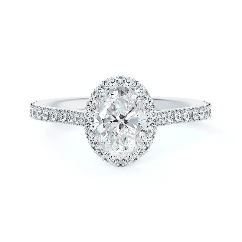 Forevermark Center of My Universe Platinum Oval Diamond Engagement Ring