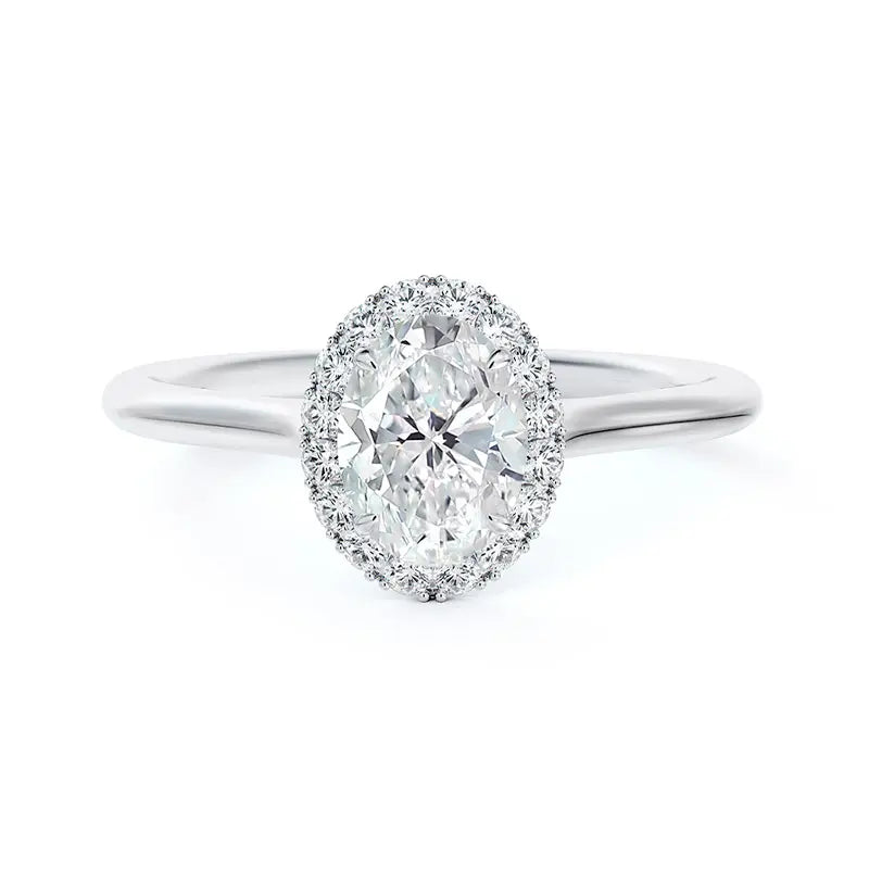 Forevermark Center of My Universe Platinum Oval Diamond Engagement Ring