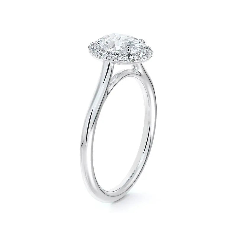 Forevermark Center of My Universe Platinum Oval Diamond Engagement Ring