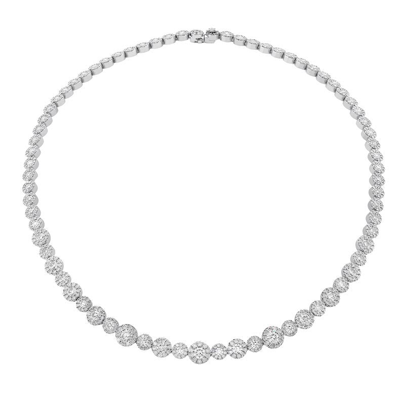 Hearts on Fire Fulfillment White Gold Diamond Line Necklace