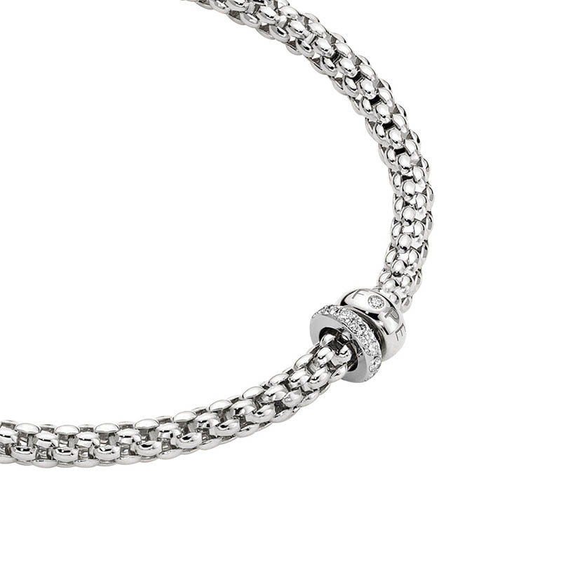 FOPE Solo White Gold & Diamond Necklace