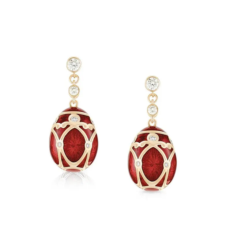 Faberge FB00653 palais yelagin red earrings