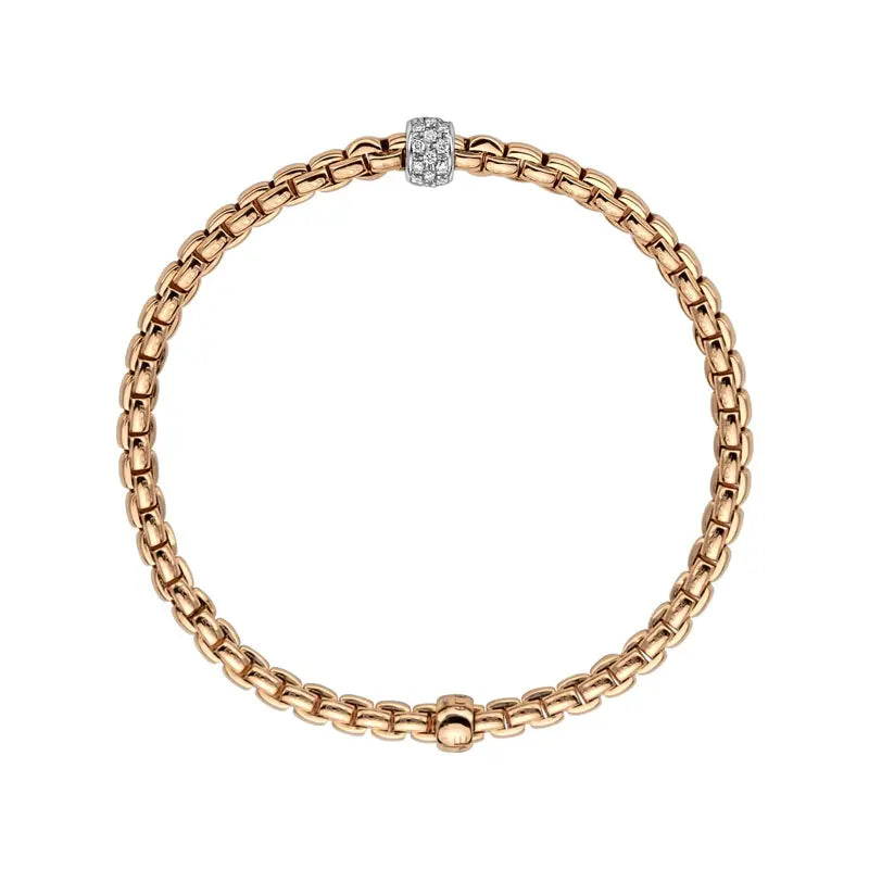 Fope Eka Tiny Bracelet FOP00353 Style No 733B PAVEM RW