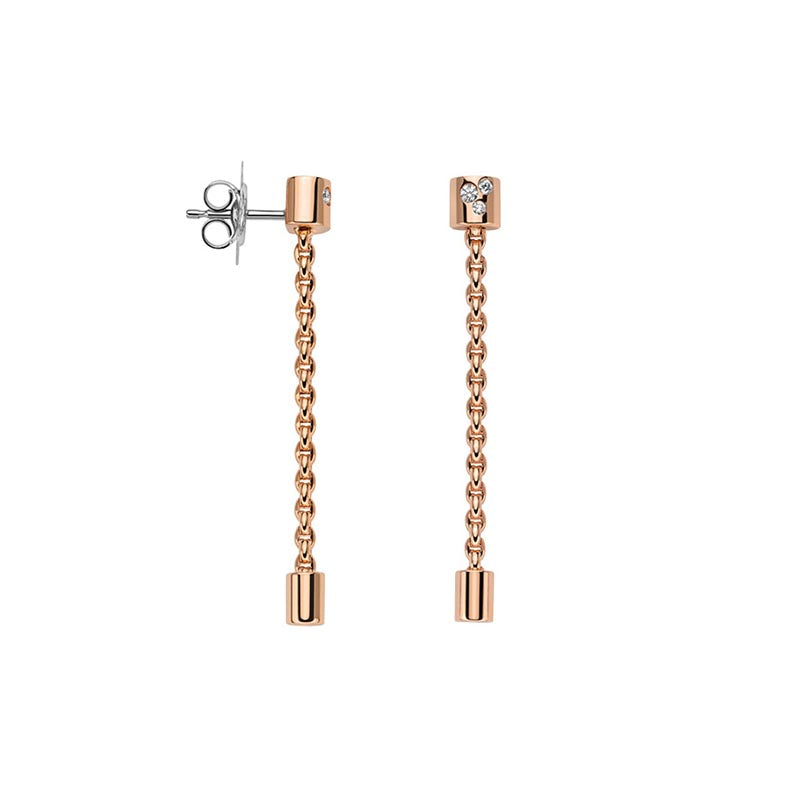 Fope Aria Rose Gold & Diamond Earrings