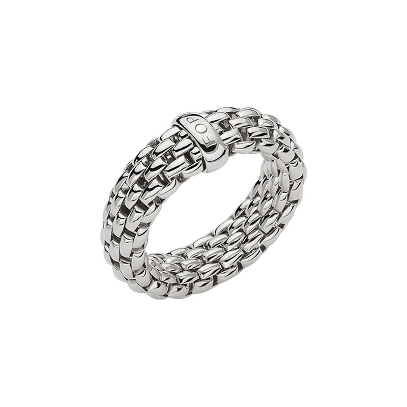 Fope Essentials 6.2mm White Gold Ring