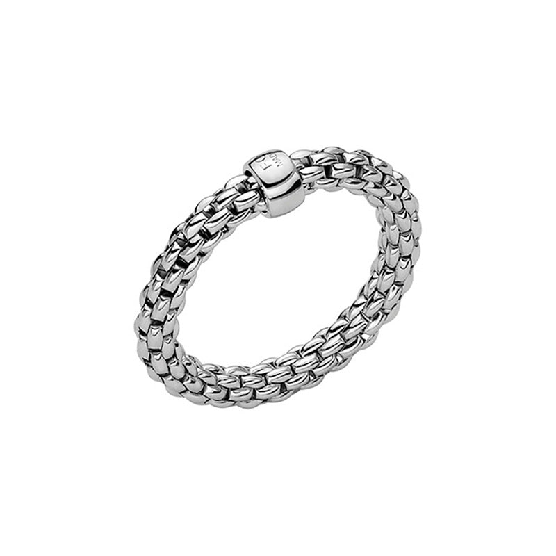 Fope Essentials 3.4mm White Gold Ring
