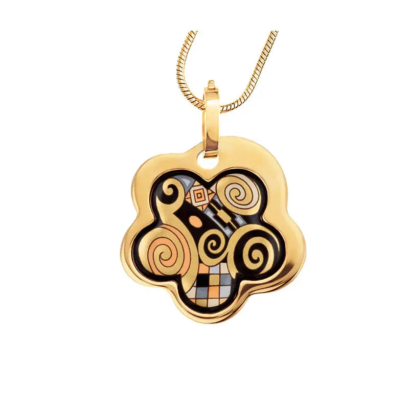 FreyWille Gustav Klimt Adele Bloch Bauer Flower Pendant FEW00696 GK493F 372