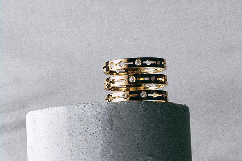 Gold Rings Knar Jewellery Mobile Banner