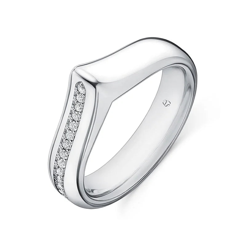 Hearts on Fire LU White Gold Diamond Ring