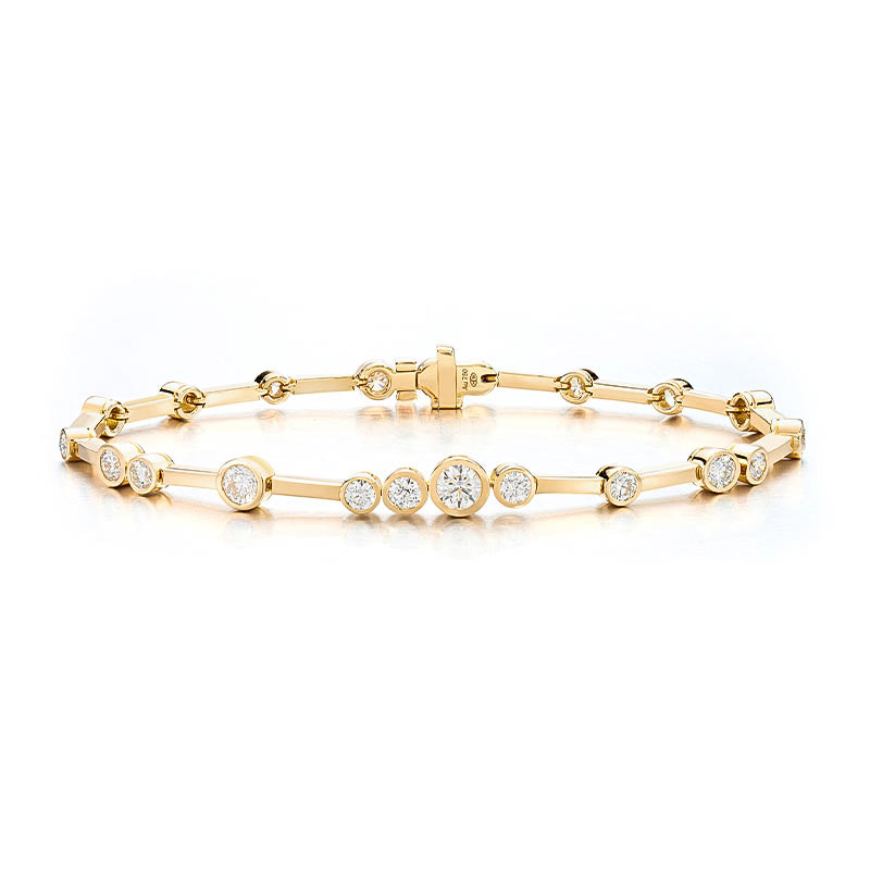 Hans D. Krieger Rose Gold Diamond Bracelet