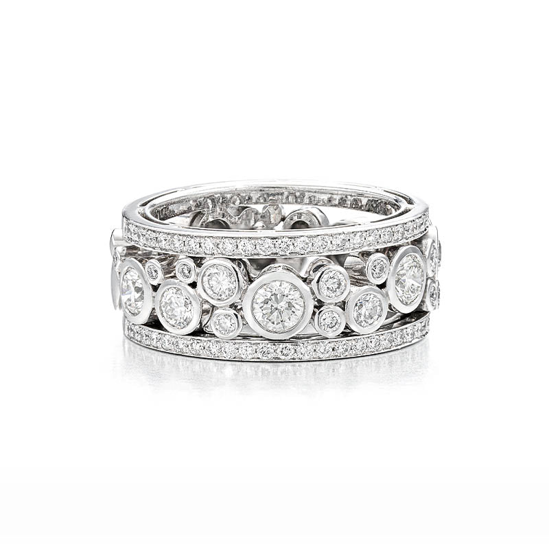 Hans D. Krieger White Gold Diamond Ring