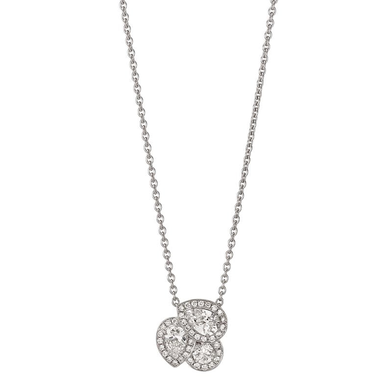 Hans D. Krieger Pear Diamond Necklace