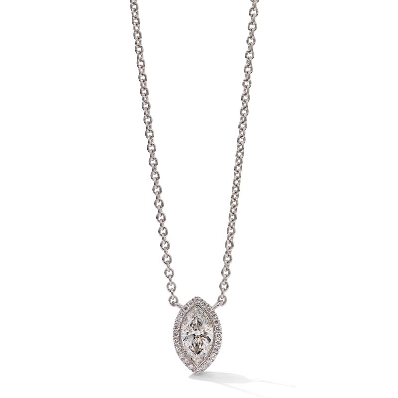 Hans D. Krieger Marquise Diamond Necklace