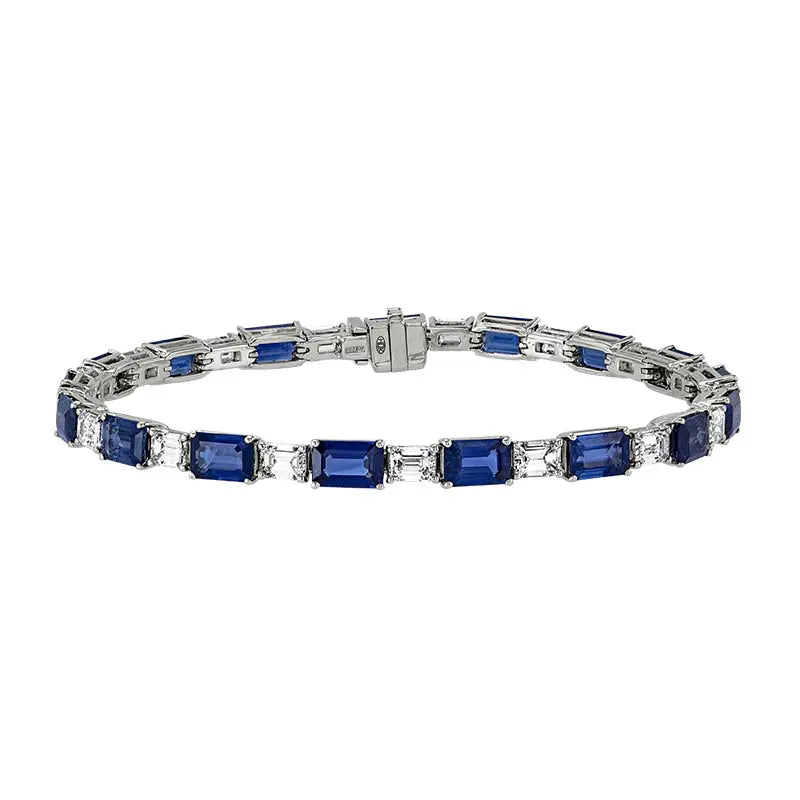 Hans D. Krieger Sapphire and Diamond Bracelet