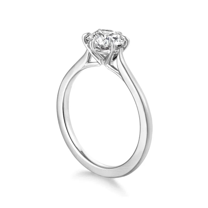 Hearts on Fire Camilla 6-Prong 0.51ct White Gold Diamond Engagement Ring