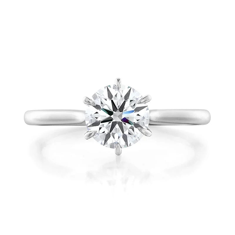 Hearts on Fire Camilla 6-Prong 0.51ct White Gold Diamond Engagement Ring