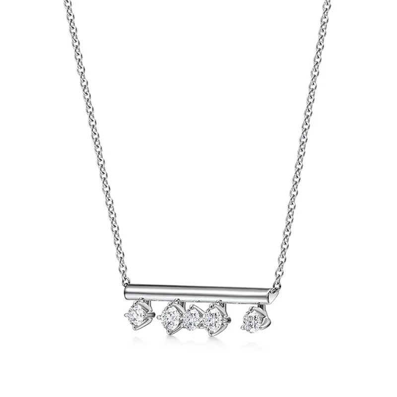 Hearts on Fire Barre White Gold Floating Diamond Pendant