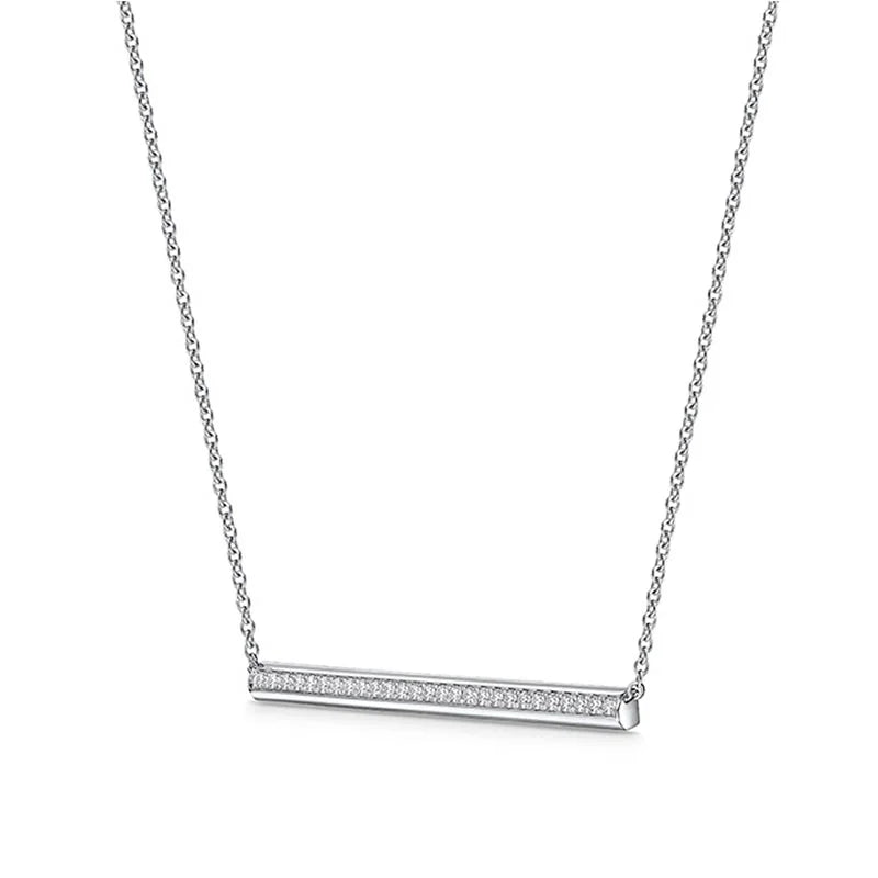 Hearts on Fire Barre White Gold Diamond Pavé Pendant