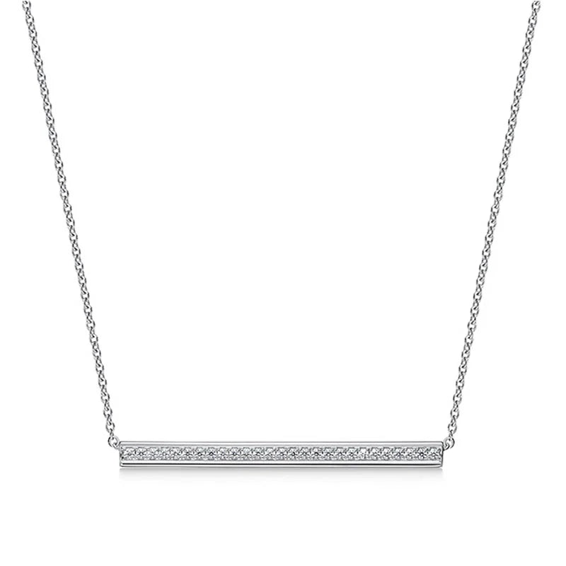 Hearts on Fire Barre White Gold Diamond Pavé Pendant