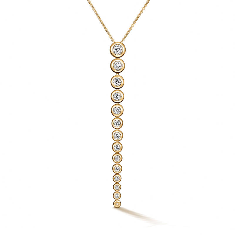 Hearts On Fire Yellow Gold Dream Circle Convertible Pendant