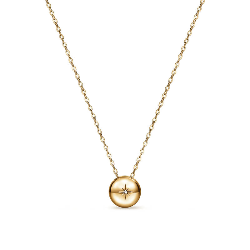 Hearts On Fire Yellow Gold Limited Edition Dream Solitaire Pendant Necklace 