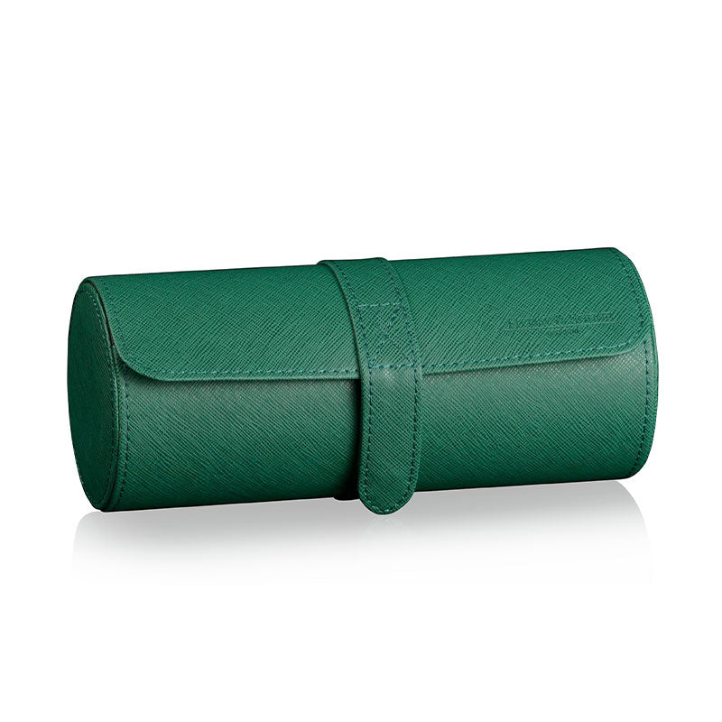 Heisse & Söhne Rondo 3 Green Leather Watch Roll