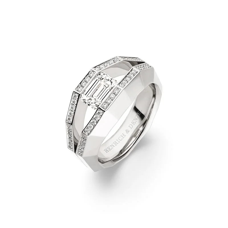 Henrich & Denzel Tensio Space Platinum & Diamond Ring