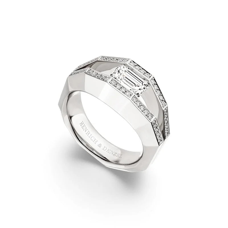 Henrich & Denzel Tensio Space Platinum & Diamond Ring