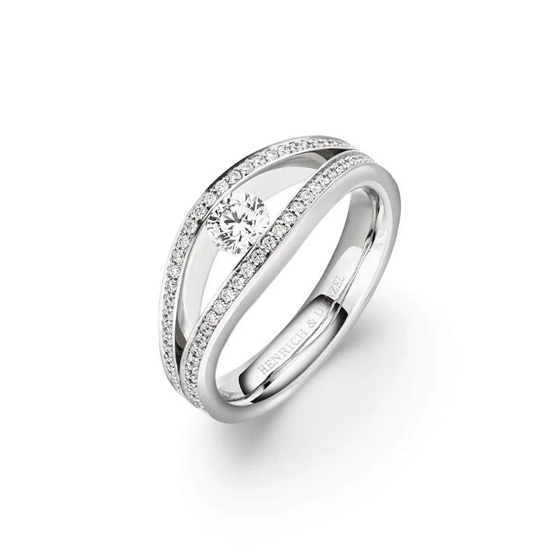 Henrich & Denzel Tensio Platinum & Diamond Ring