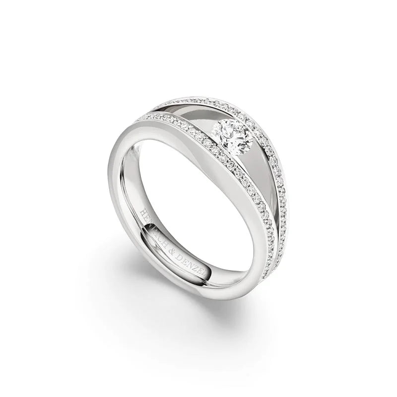 Henrich & Denzel Tensio Platinum & Diamond Ring