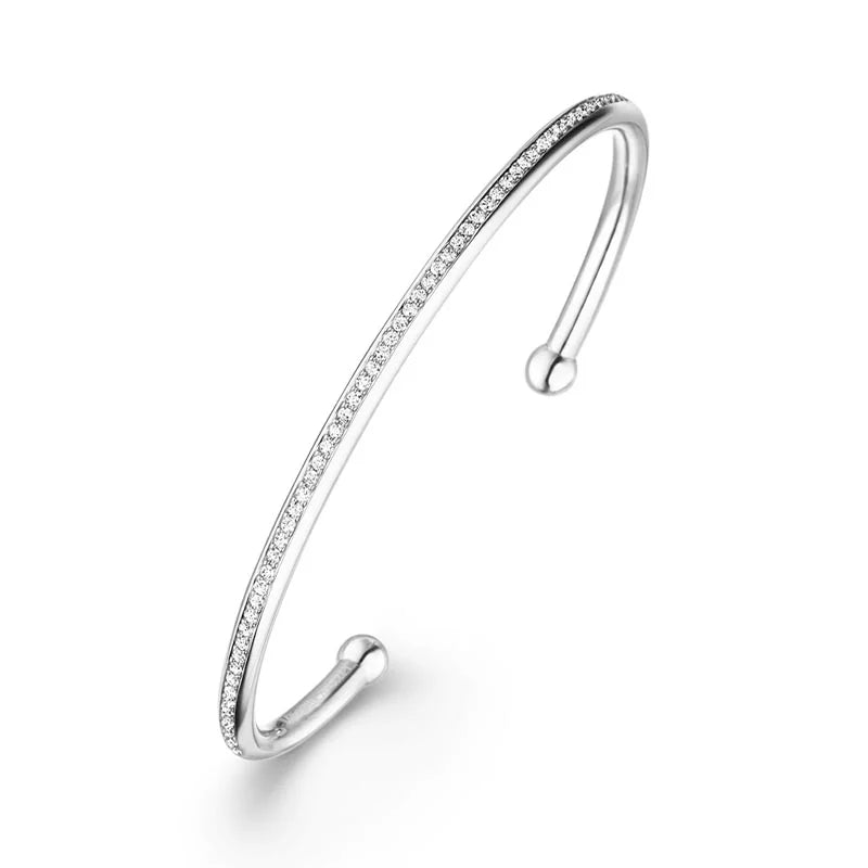 Henrich & Denzel Mikado Platinum Diamond Bangle