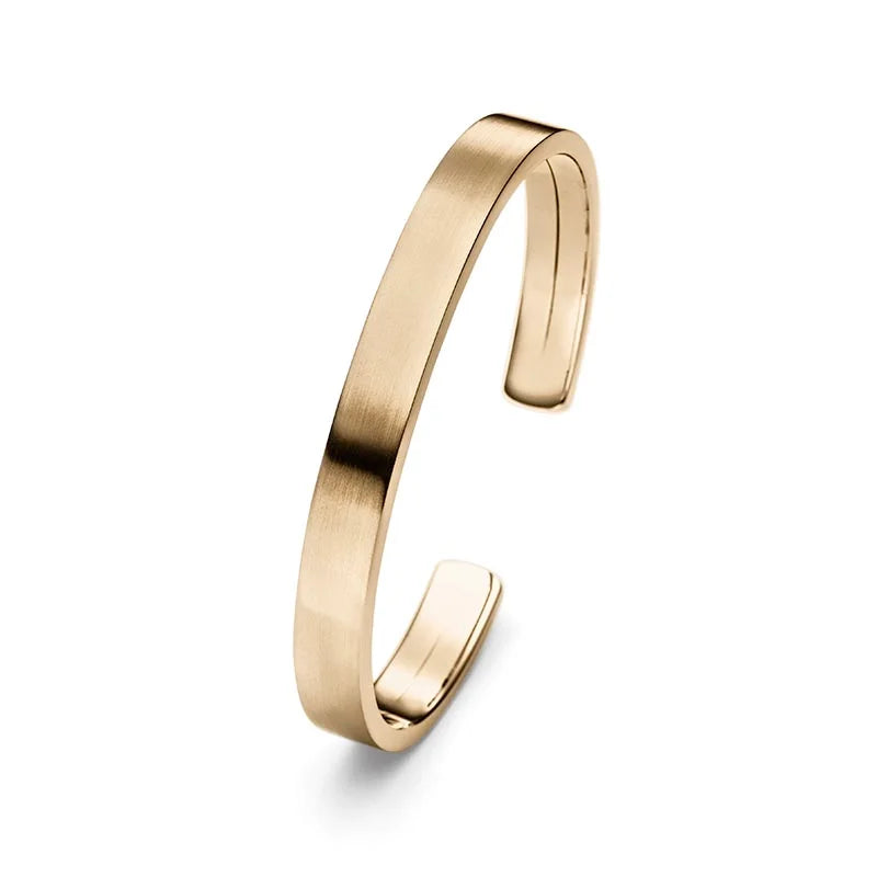 IsabelleFa Rose Gold Flix.Flex 9mm Rectangular Bangle