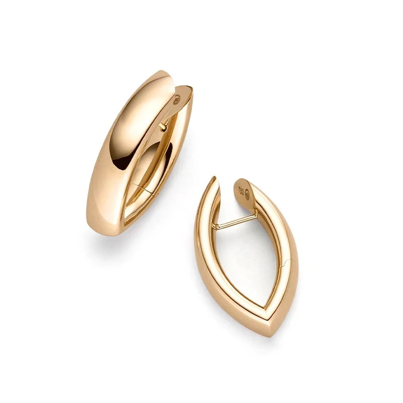 IsabelleFa Rose Gold Navette 24 Earrings