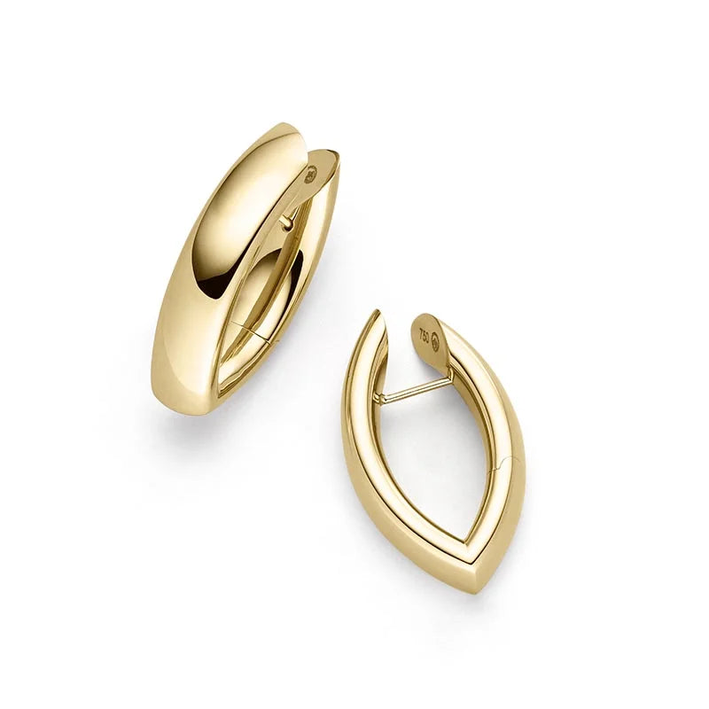 IsabelleFa Yellow Gold Navette 19 Earrings