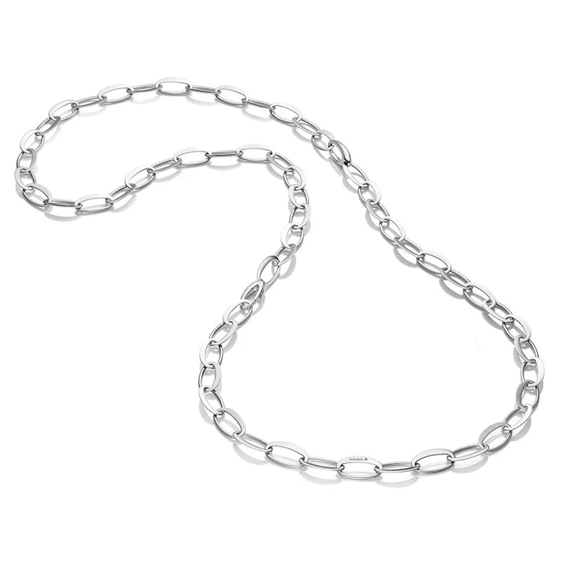 IsabelleFa White Gold Écaille 11mm Pavé Diamond Necklace & Bracelet Set