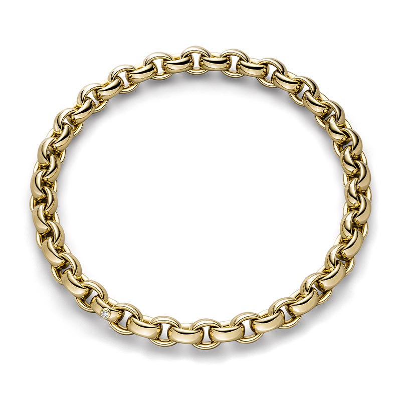 IsabelleFa Yellow Gold 14mm ChaCha Necklace