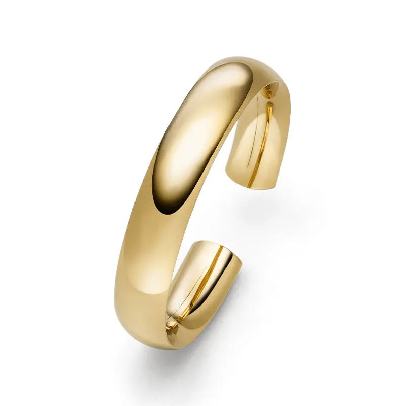 IsabelleFa Yellow Gold Flix.Flex Navette 14mm Bangle