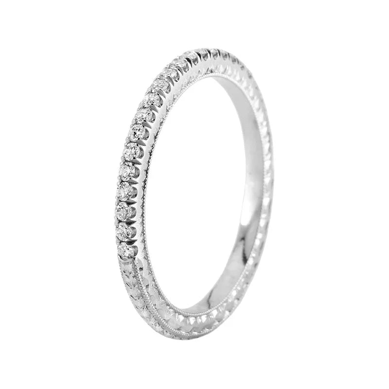 Jack Kelége Platinum Diamond Eternity Ring