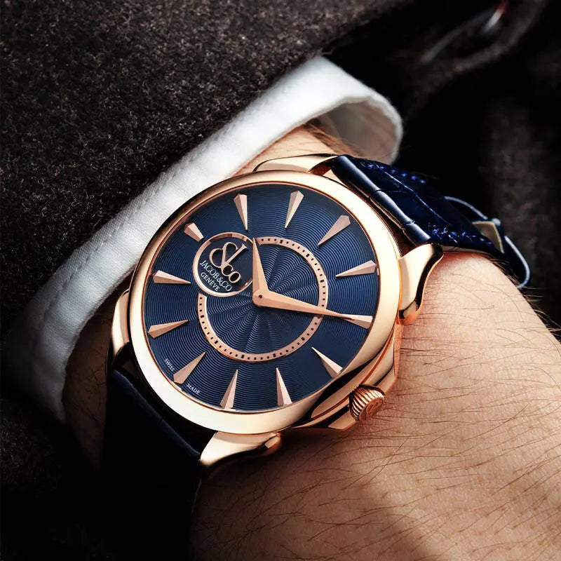 Jacob Co. Palatial Classic Rose Gold 42 PC300.40.NS.ND.ABALA