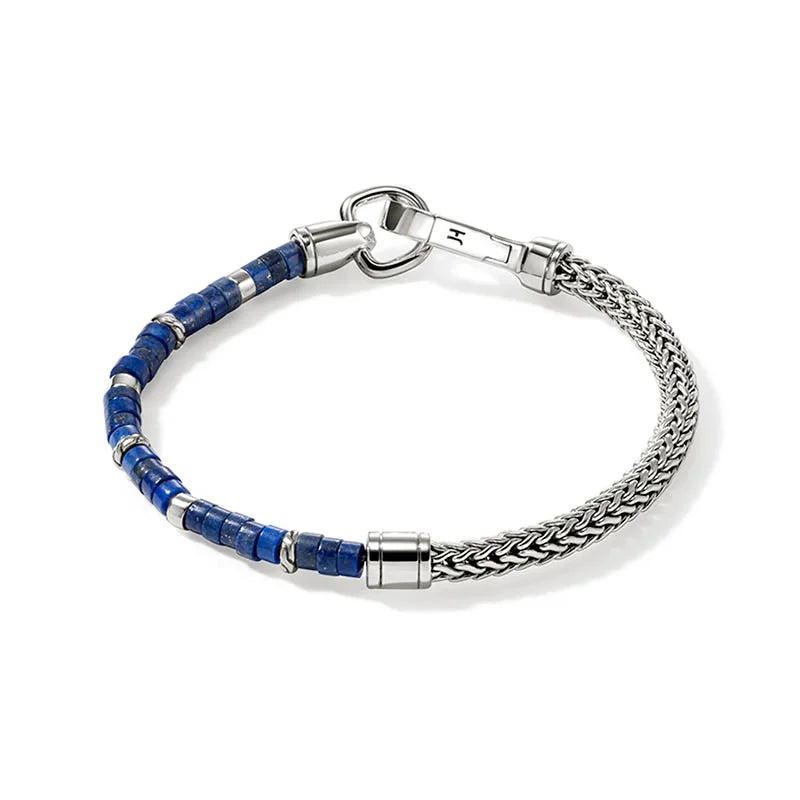 John Hardy Heishi 4mm Lapis Lazuli Bracelet