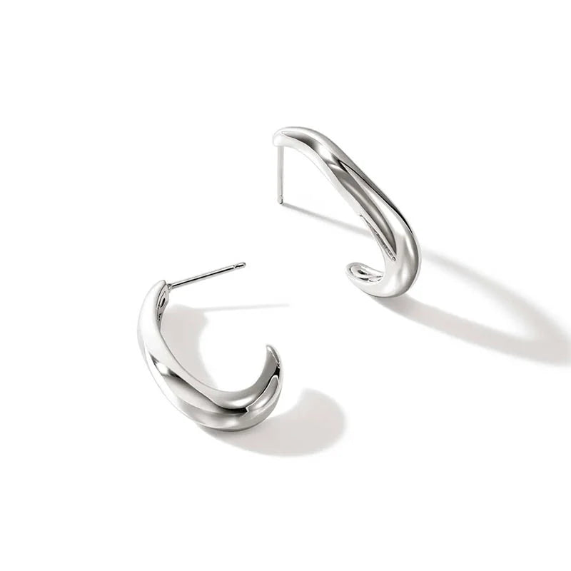 John Hardy Surf J Hoop Earrings