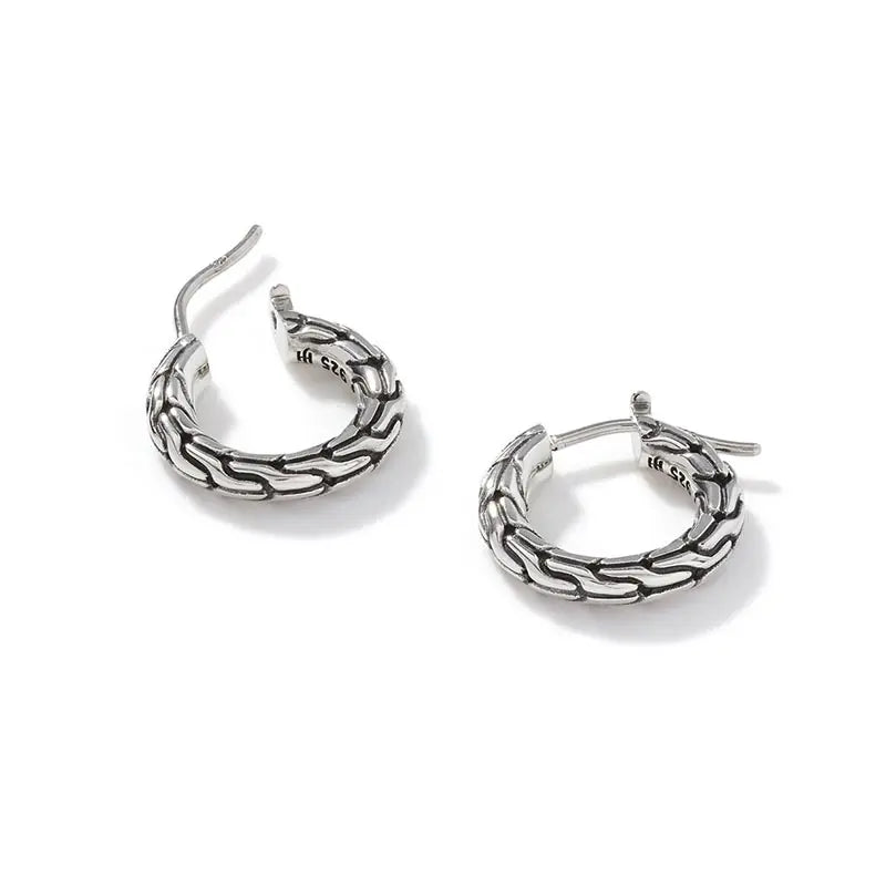 John Hardy Classic Chain Small Hoop Earrings