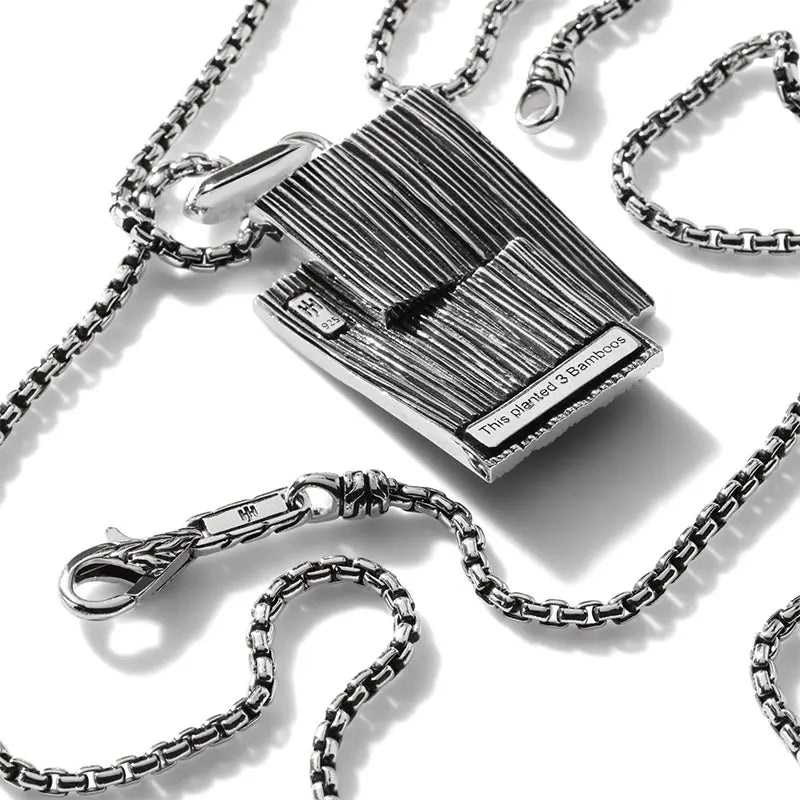 John Hardy Bamboo Striated Pendant