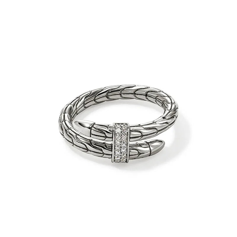 John Hardy Spear Wrap Diamond Ring