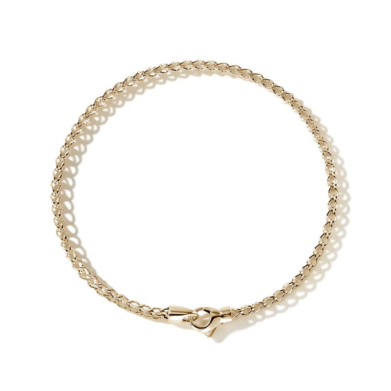 John Hardy 2.3mm Yellow Gold Surf Bracelet