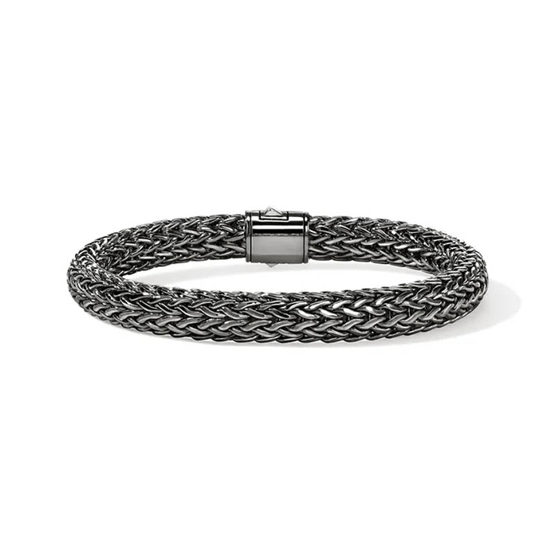 John Hardy Dark Sterling Silver 7.5mm Icon Bracelet