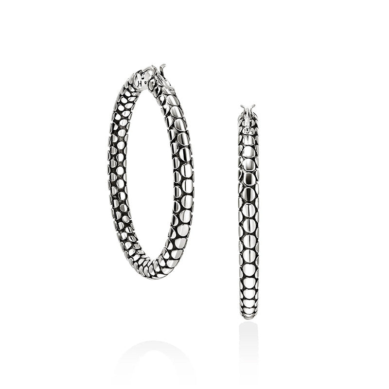 John Hardy Dot Sterling Silver Hoop Earrings