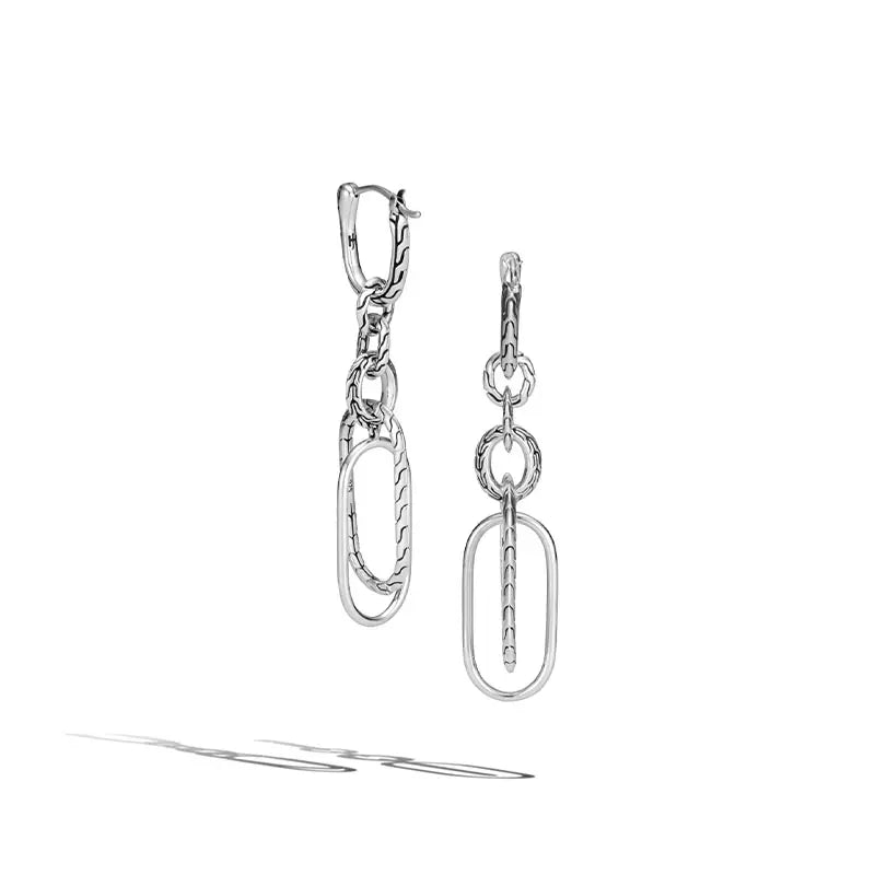 John Hardy Remix Asymmetrical Link Earring