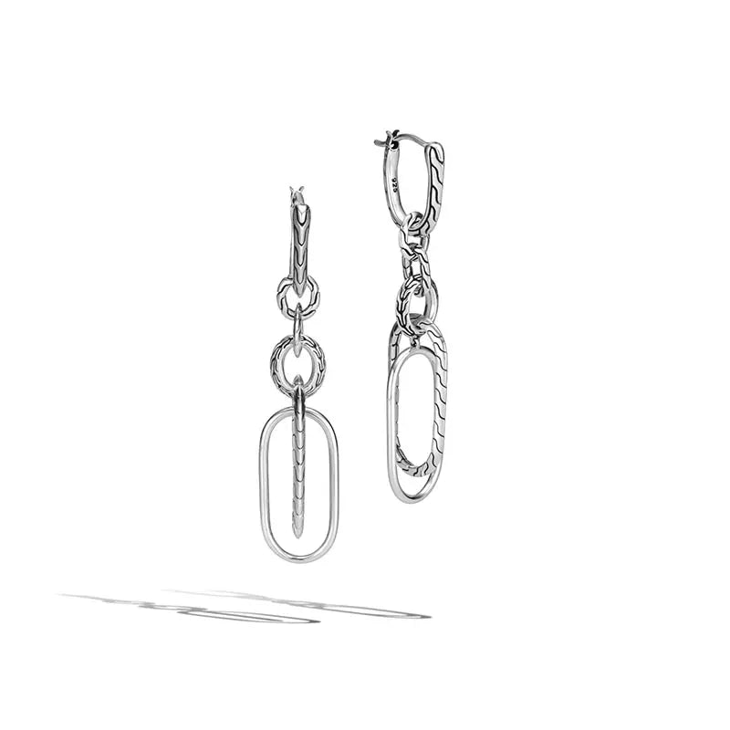 John Hardy Remix Asymmetrical Link Earring