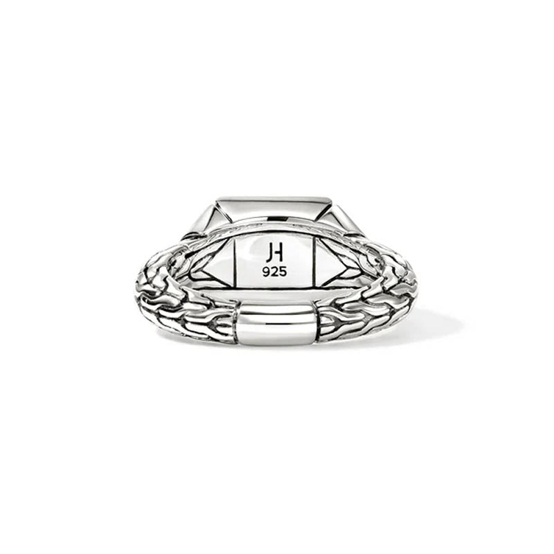 John Hardy Sterling Silver & Yellow Gold 9mm Icon Stud Ring